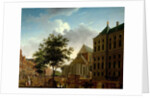 Back of Nieuwe Kerk and Town Hall, Amsterdam, Holland by Isaak Ouwater