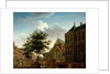 Back of Nieuwe Kerk and Town Hall, Amsterdam, Holland by Isaak Ouwater