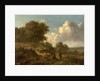Landscape with Peasants and a Dog by Jan Wijnants