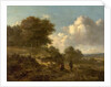Landscape with Peasants and a Dog by Jan Wijnants