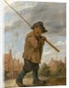 A Peasant Carrying a Pole by David the Younger Teniers