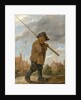 A Peasant Carrying a Pole by David the Younger Teniers