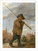 A Peasant Carrying a Pole by David the Younger Teniers