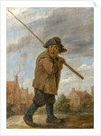 A Peasant Carrying a Pole by David the Younger Teniers