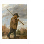 A Peasant Carrying a Pole by David the Younger Teniers