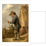 Village Scene with Four Peasants by David the Younger Teniers