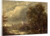 On the Stour, 19th century by John (manner of) Constable
