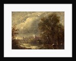 On the Stour, 19th century by John (manner of) Constable