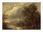 On the Stour, 19th century by John (manner of) Constable