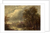 On the Stour, 19th century by John (manner of) Constable