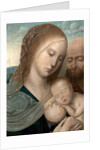 Virgin and Child with St Joseph, 1500-50 by Joos van (follower of) Cleve