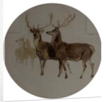 Deer in a Landscape by Edwin Landseer