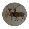 Deer in a Landscape by Edwin Landseer