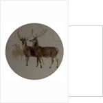 Deer in a Landscape by Edwin Landseer