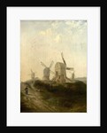 Windmills on Nottingham Forest, 1847 by Henry Smyth