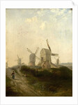 Windmills on Nottingham Forest, 1847 by Henry Smyth