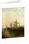 Windmills on Nottingham Forest, 1847 by Henry Smyth