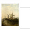 Windmills on Nottingham Forest, 1847 by Henry Smyth