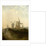 Windmills on Nottingham Forest, 1847 by Henry Smyth