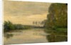 River Scene, the Lower Loire, France by Alexandre-Jacques Chantron