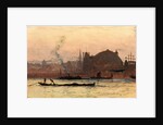 The Thames near Charing Cross, London, 1892 by William Lionel Wyllie