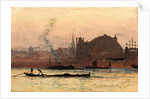 The Thames near Charing Cross, London, 1892 by William Lionel Wyllie