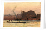 The Thames near Charing Cross, London, 1892 by William Lionel Wyllie
