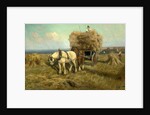 Loading the Harvest Wagon by Arthur Walker Redgate