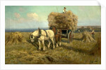 Loading the Harvest Wagon by Arthur Walker Redgate