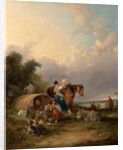 A Gypsy Encampment by William Snr. Shayer