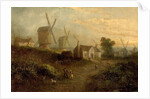 Mills and Gorse Bushes in Nottingham Forest, 1848 by Thomas Sturge Moore