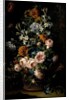 Flowers in a Basket by Jean-Baptiste Monnoyer
