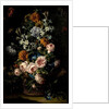 Flowers in a Basket by Jean-Baptiste Monnoyer
