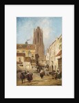 Street Scene in Frankfurt, Germany by George Jones