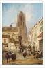 Street Scene in Frankfurt, Germany by George Jones