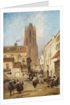 Street Scene in Frankfurt, Germany by George Jones