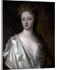 Portrait of a Young Woman in White Satin by English School