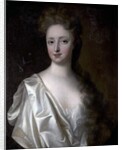 Portrait of a Young Woman in White Satin by English School
