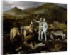 Stag Hunt in Scotland, 1852 by William Luker