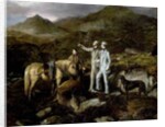 Stag Hunt in Scotland, 1852 by William Luker