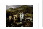 Stag Hunt in Scotland, 1852 by William Luker