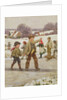 Children Sliding on a Pond by Alice Clausen