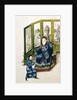 Old Man Seated with a Servant Reading by School Chinese