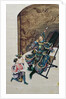 Seated Warrior with a Soldier by School Chinese