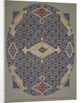 Carpet design by English School