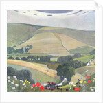 Thunderbarrow Hill, near Bramber by Edward Reginald Frampton