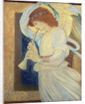An Angel Playing a Flageolet by Edward Coley Burne-Jones