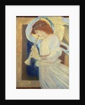 An Angel Playing a Flageolet by Edward Coley Burne-Jones