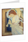An Angel Playing a Flageolet by Edward Coley Burne-Jones