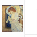 An Angel Playing a Flageolet by Edward Coley Burne-Jones